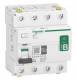 Schneider Electric A9Z64463 Schneider FI circuit breaker, all-current sensitive iID, 4P, 63A, 0.3A