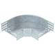 OBO Bettermann 6036714 RB 90 820 FT Bogen 90° für Kabelrinne horizontal