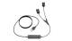 Yealink Trainingskabel für YHS-Serie 10 Stück (USB auf QD)