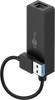 Goobay 39038 USB-A-Ethernet adapter, black - for connecting a PC to an Ethernet network (RJ45) via the USB-A port, 