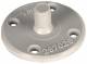 Dehn + Soehne 297025 Dehn BP D40 GBM8 4XB4 K GR mounting plate D100mm plastic M8 with 4 mounting holes