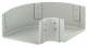 Niedax KKW 110.200 GRP elbow 90°, small, 110x200mm with molded connection, GY
