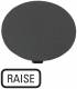 Moeller 218293 EATON M22-XDP-S-GB17 Tastenplatte Pilz schwarz beschriftet RAISE 