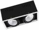 Osram 4058075113985 Ledvance SP MULTI 2X30W/4000K FL WT/BK Swiveling recessed spotlight 2x2700lm