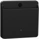 Merten MEG3854-0403 card switch with label black matt System M
