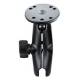 RAM Mounts RAM-B-103U RAM Aufbau-Set, runde Basisplatte inkl. mittlerer Arm, B-Kugel