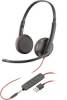 Poly replacement headset Blackwire C3225 binaural 3.5 mm