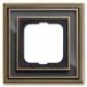 Busch Jaeger 2CKA001754A4658 BJ 1721-845 cover frame, MS antique anthracite, frame Busch-dynasty