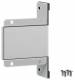 Hager FWKP60060W49016 Wandanschlußstück 4te Seite 60mm weiß pulverbeschichtet