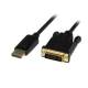 StarTech.com 3 ft DisplayPort to DVI Active Adapter Converter Cable - DP to DVI 2560x1600 - Black