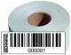 Benning 756303 1000x Barcodeetiketten Satz 3 Nr. 2001-3000 PVC stark haftend