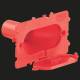 Kaiser 1261-42 concrete oval funnel for M20 pipes with closure lid