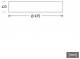 Lts Licht und Leuchten 642184 LTS PLL 22.475.30.1/DALI Pendelu.Anbauleuchte PL 22 LED 43W 830 2901lm