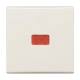 Busch Jaeger 2CKA001731A1833 2107-32 cover for control toggle switch Allwetter 44 (IP 44) white