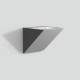 BEGA Gantenbrink 24435AK3 wall light for indoor and outdoor use silver 3000K