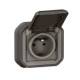 Legrand 069860L Plexo New FRUP Steckdose F/B Std Steckkl.EB IK 08 Anthrazit
