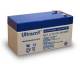 Ultracell 78243 Bleiakku (UL1.3-12) 12 V, 1300 mAh - Faston (4,8 mm)