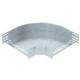 OBO Bettermann 6036716 RB 90 830 FT Bogen 90° für Kabelrinne horizontal