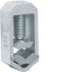 Hager ZAY95029 Satz Doppel-V-Klemmen für HAK K12 Set aus 4 Doppel-V-Klemmen