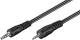 Goobay 50459 Audio adapter cable AUX, 3.5 mm to 2.5 mm stereo - jack 3.5 mm plug (3-pin, stereo) > jack 2.5 mm plug (3-pin, stereo)