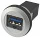 Harting 09454521902 USB-Schnittstelle har-port USB 3.0 A-A silber