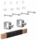 Hager UM05DR Sammelschienenverbinder 60mm universN 20x5/10mm 1polig für FR
