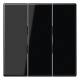 Jung LS993BFSW rocker for 3-way switch black