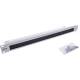 InLine® 48,3 cm ( 19 Zoll ) Kabel Durchführungsplatte, 1HE, Bürste, Kabelleiste, grau