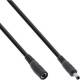 InLine® DC Verlängerungskabel, 4,0 x 1,7 mm, AWG 24, schwarz, 3 m