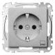 Merten MEG2350-0460 Socket outlet + Kz, Computer BRS StK aluminum system M