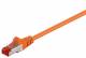 Goobay 93476 CAT 6 patch cable, S/FTP (PiMF), orange - LSZH halogen-free, copper