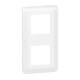 Legrand 277822L Rahmen 2x2-modulig vertikal Mosaic ultraweiß