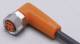 Ifm Electronic EVC155 IFM Kabeldose abgewinkelt M8 4p AC/DC Kontakte vergoldet