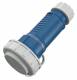 Mennekes 10833 16A2P+E 230V SCHUKO-Kupplung DWD blau mit Deckel