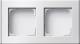 Gira 136227 Profile 2-1362 27, vertically PROFILE 55 pure white