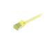 Synergy 21 S217953 Patchkabel RJ45, CAT6A 500 MHz, 10 m, gelb, S-STP(S/FTP), slimline rund d=4,5 mm, TPE/LSZH(Superflex), AWG28, mit CAT7 Rohkabel, 
