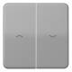 Jung CD595PGR Rocker switch for blinds, Switches, CD 595 P GR gray
