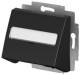 Busch Jaeger 2CKA001724A4461 1758-915 Zentralscheibe Schrägauslass mit Tragring Busch-balance® SI