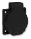 Schneider Electric PKS51N Schneider Schukosteckdose schwarz 2p+E 10/16A 250V für DE IP54 50x50mm