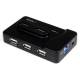StarTech.com 6 Port USB 3.0 / USB 2.0 Combo Hub with 2A Charging Port - hub - 6 ports - desktop