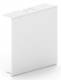Pure white GGK LFS endplate LFS / EST60X60RW, 60x60mm coated