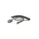 ZEBRA TECHNOLOGIES Cable RS232 ,2.8m, coiled dB9 female connector,