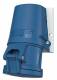 Mennekes 1347 32A4P 9H230V Wanddose TwinCONTACT IP44