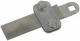 Dehn + Soehne 380209 Dehn KS 200 B11.11 FL30X4 V2A clamping piece NIRO 200kA FL 30x4mm with square hole
