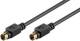 Goobay 50058 S-Video connection cable, individually shielded, 2 m, Mini-DIN 4-pin plug (S-Video) > Mini-DIN 4-pin plug (S-Video)