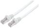 INTELLINET Network Cable Cat6 S/FTP CU LSOH 3.0m 10ft. White RJ-45 Male / RJ-45 Male Gold-plated contacts Polybag