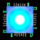 ALLNET Brick'R'knowledge LED Color Brick blue