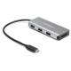 STARTECH.COM 3-Port USB-C Hub 10 Gbps with SD Card Reader & 9.8” Attached Host Cable - 3x USB-A HB31C3ASDMB