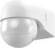 Goobay 2-zone motion sensor, tiltable/swivel, white, for surface wall mounting, 180°/360° detection, 12 m range, for outdoor use (IP44), suitable for LED