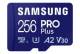 MicroSD-Karte 256 GB Samsung SDXC PRO Plus (2023) mit Lesegerät, Retail